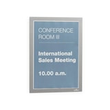 thumbnail of DURABLE Pack de 10 Cadres d'affichage mural Duraframe A4 - adhésif et repositionnable - Argent
