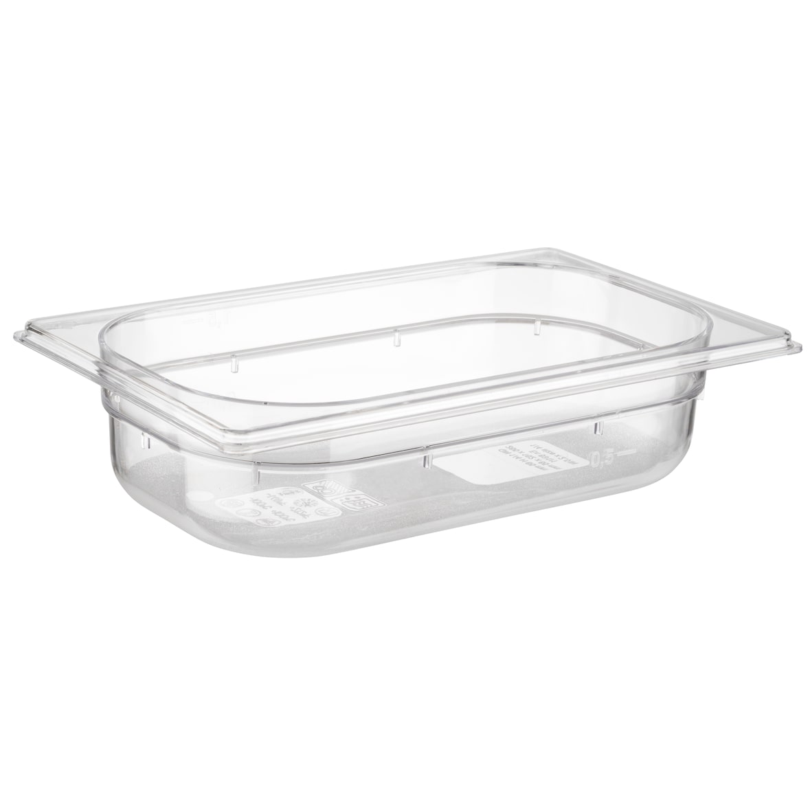 METRO Professional Recipiente GN 1/4, policarbonato, 65 mm
