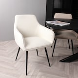 thumbnail of DS4U - Ravi 3.0 eetkamerstoel boucle - wit