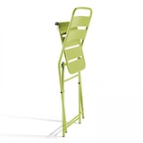 thumbnail of Ensemble table de terrasse pliante et 2 chaises acier vert - Oviala