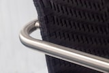 thumbnail of METRO Professional terrasstoel Milano, staal/ PE-rotan, 56 x 56 x 88 cm, met armleuningen, stapelbaar, zwart