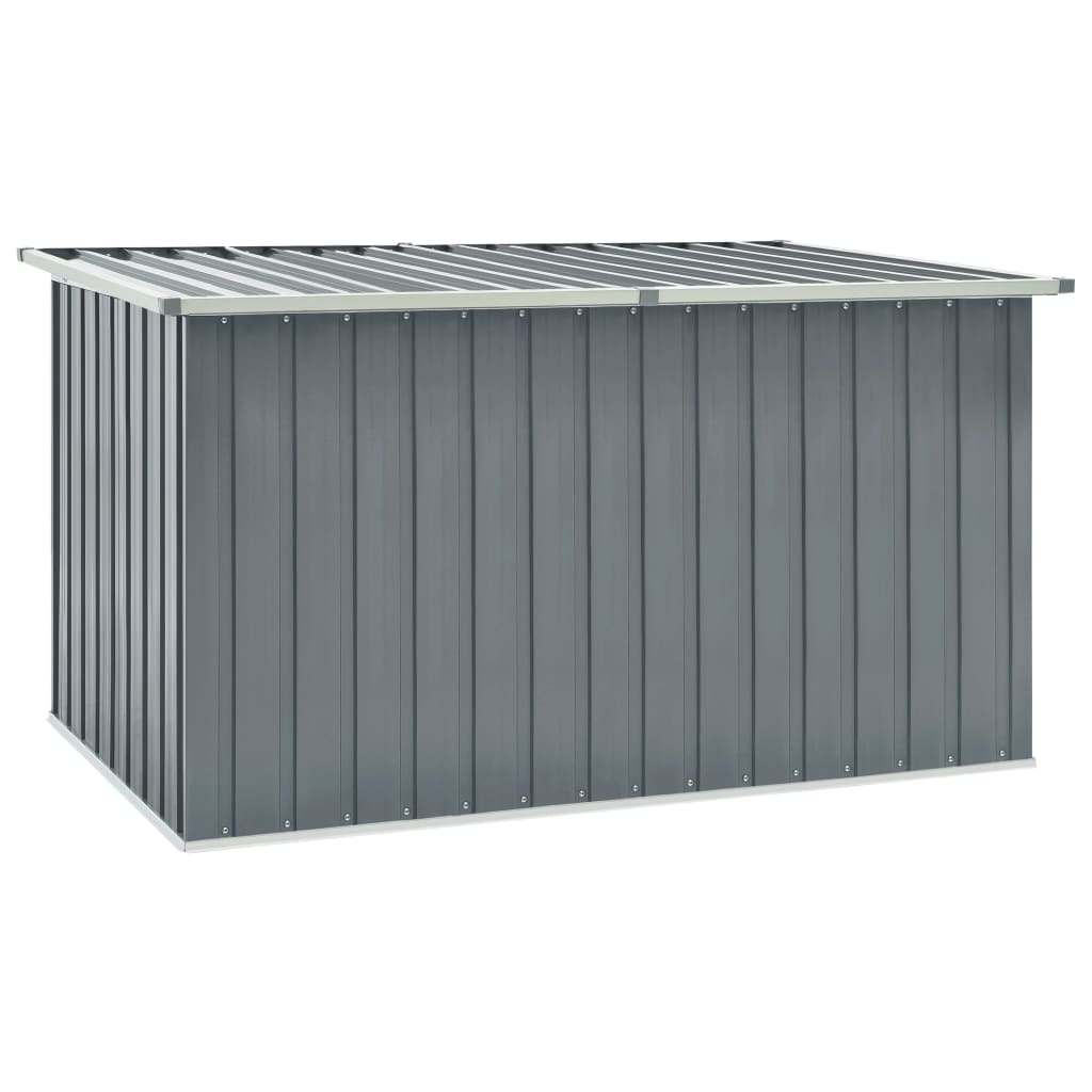 Helloshop26 - Coffre boîte meuble de jardin rangement gris 171 x 99 x 93 cm 02_0013087