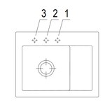 thumbnail of Villeroy&Boch Spülbecken, Küchenspüle Subway 45 Compact Stone White 650x510mm, Unteschrankbreite 45cm