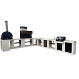 thumbnail of Módulo forno canto ARTICIMENTOS CAPRICE mediterrânica -  Módulo de forno de canto, produzido em betão pintado de bege - 85x57x48x245cm