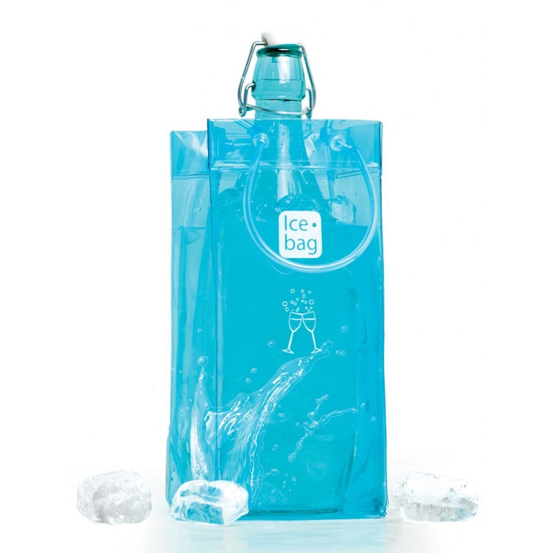 Ice.bag® CLASSIC FROST BLUE Kühler für 1 Flasche je 24