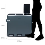 thumbnail of Les Collectors N°984 Tret-Abfalltrenner, Fassungsvermögen 54 L, Küche, Herausnehmbare Behälter, Recycling, Selektive Sortierung