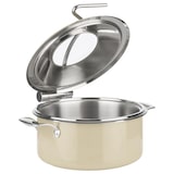 thumbnail of APS Chafing Dish ORBIT - roestvrij staal 18/8, Ø 30,5 cm, 8 liter, geschikt voor inductie, zandkleurig