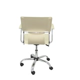 thumbnail of Bogarra Silla  con brazos fijos, y giratoria 360º similpiel color crema