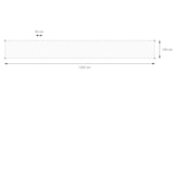 thumbnail of ECD Germany Abdeckplane 1,5x12 m 18 m² 260 g/m² Weiß PE Wasserdicht Reißfest Gewebeplane Schutzplane Gartenplane Auto