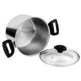 thumbnail of FAGOR Alaia, Cazuela Alta 18cm Inducción Acero Inoxidable, Fondo Difusor 3 Capas, Vitrocerámica Lavavajillas, Acero Inoxidable