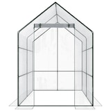 thumbnail of Serra Per Orto Giardino Terrazzo Balcone Senza Ripiani Struttura Metallo Verniciato Telo Trasparente In PVC Con Porta Avvolgibile 140x140x195 Cm