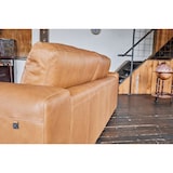 thumbnail of KAWOLA Sofa BODHI 3-Sitzer Leder hellbraun
