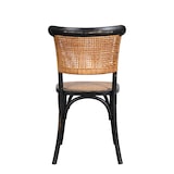 thumbnail of Biscottini Esszimmerstühle – Rattanstuhl 45x50x88 cm – Restaurantstühle – Holzstuhl – Küchenstühle – Wohnzimmerstuhl – Thonet-Stuhl