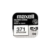 thumbnail of Maxell micro baterias planas óxido de prata 1,55v - sr0920sw 371 caixa 10u