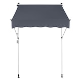 thumbnail of Auvent à Pince Westerly avec toile résistante aux UV 200x120 cm/Anthracite