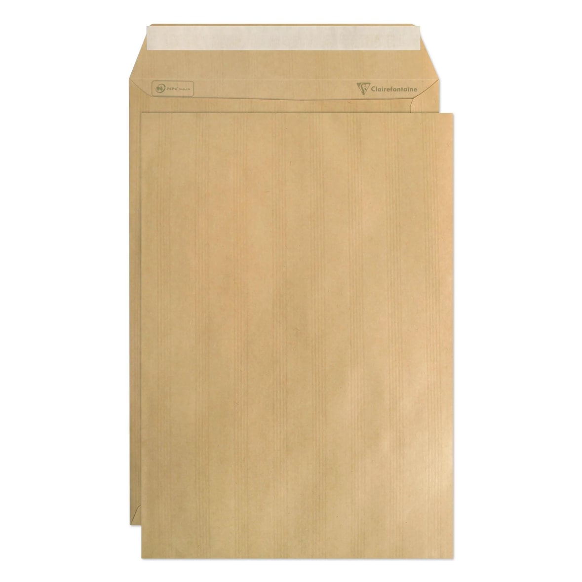 Clairefontaine 250x Versandtaschen haftklebend Kraft 229x324mm//C4 90g - Braun 7750C
