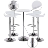 thumbnail of Bartisch Set Esberg I 4 x Barhocker 1 x Stehtisch weiß