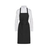 thumbnail of LISBON - Cotton Heavyweight Bib Apron with Pocket: One Size / Enamel Blue
