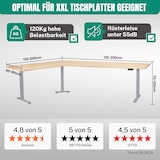 thumbnail of Albatros LIFT L7S Gestell für Eckschreibtisch Höhenverstellbar Elektrisch silber - Winkelschreibtisch Memoryfunktion, Kindersicherung