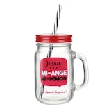 thumbnail of Mason Jar 45cl en verre Dites Le Avec Des Mots MO1211
