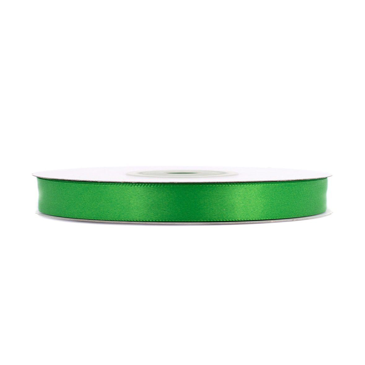 Doppelseitiges Satinband 6mm x 20m Schleifenband Geschenkband Stoffband Uni Grün