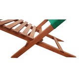 thumbnail of Klappstuhl Strandstuhl Anglerstuhl Gartenstuhl Stuhl zum Zusammenstecken grüner Bezug V-10-352