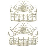 thumbnail of Pflanzkörbe Metall Wandkörbe 2er Set Paar Pflanzkorb Landhausstil Shabby Style