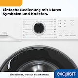 thumbnail of Exquisit Waschmaschine WA6110-020A weiss | 6 kg Fassungsvermögen | Energieeffizienzklasse A | 16 Waschprogramme | Kindersicherung