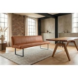 thumbnail of KAWOLA Esszimmerbank ELEEN Leder cognac 243cm