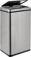 Kitchen Move Automatische RVS prullenbak MAJESTIC SILVERY 58L Roestvrij staal Zilver