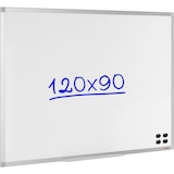 thumbnail of Viking Whiteboard Wandmontiert Magnetisch Lackierter Stahl Einseitig 120 (B) x 90 (H) cm