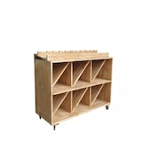 thumbnail of TRADIS Présentoir à vin sur roulettes, 6 casiers, Bois Massif