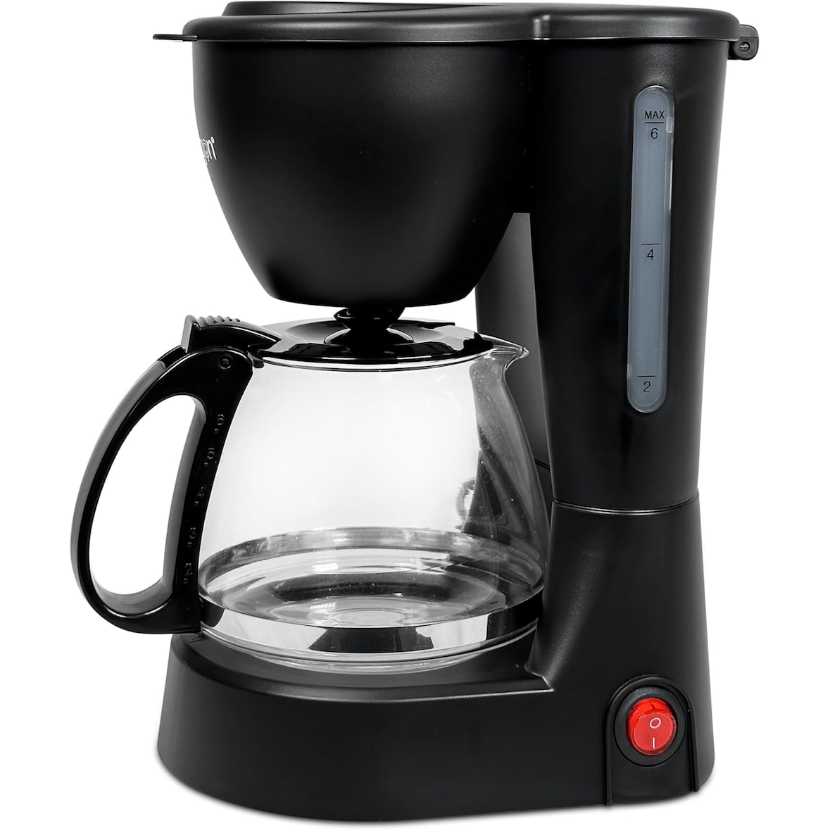 Cafetera de Goteo 6 Tazas 550W Capacidad 0,6 Litros | Cafetera Americana con Sistema Antigoteo, 2 Modos de Uso, Filtro Removible y Cuchara