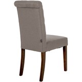 thumbnail of CHEFGASTRO 2er Set Esszimmerstuhl MONTERREY Stoff HxBxT 98x45x63cm Taupe Küchenstuhl