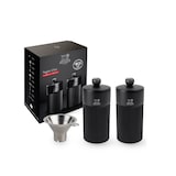 thumbnail of PEUGEOT Mühlenset NIGHT CHIC 12cm Schwarz Aluminium Pfeffermühle Salz Trichter