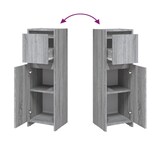 thumbnail of vidaXL Badschrank Grau Sonoma 30x30x95 cm Holzwerkstoff