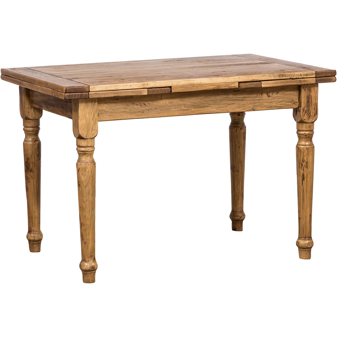 Biscottini Esstisch - Restauranttische aus Holz - Ausziehbarer Tisch 120x80 cm - Küchentisch aus natürlichem Massivholz Made in Italy