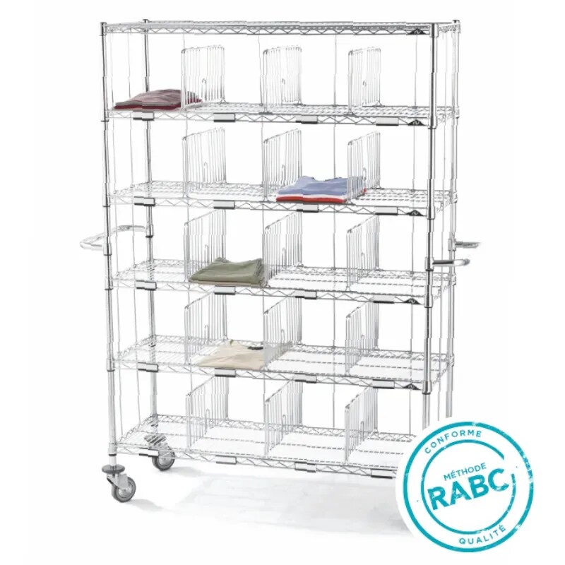 Sclessin 374.830 MANURACK Chariot 8 Casiers Professionnel