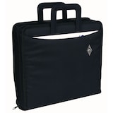 thumbnail of WEDO 58601 Ordnertasche Polyester A4 schwarz, mit Reißverschluss versenkbare Griffe und zwei A4-Außenfächer