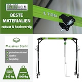 thumbnail of Portalkran mit Laufkatze Tragkraft 1 t Stahl Hubhöhe 2400 - 3600 mm Durchfahrtsbreite Kran 2400 mm