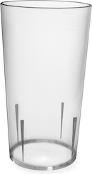 AKU® PP-Trinkbecher, 500 ml/0,50 l, Mehrweg, Kunststoff, transparent/leicht milchig
