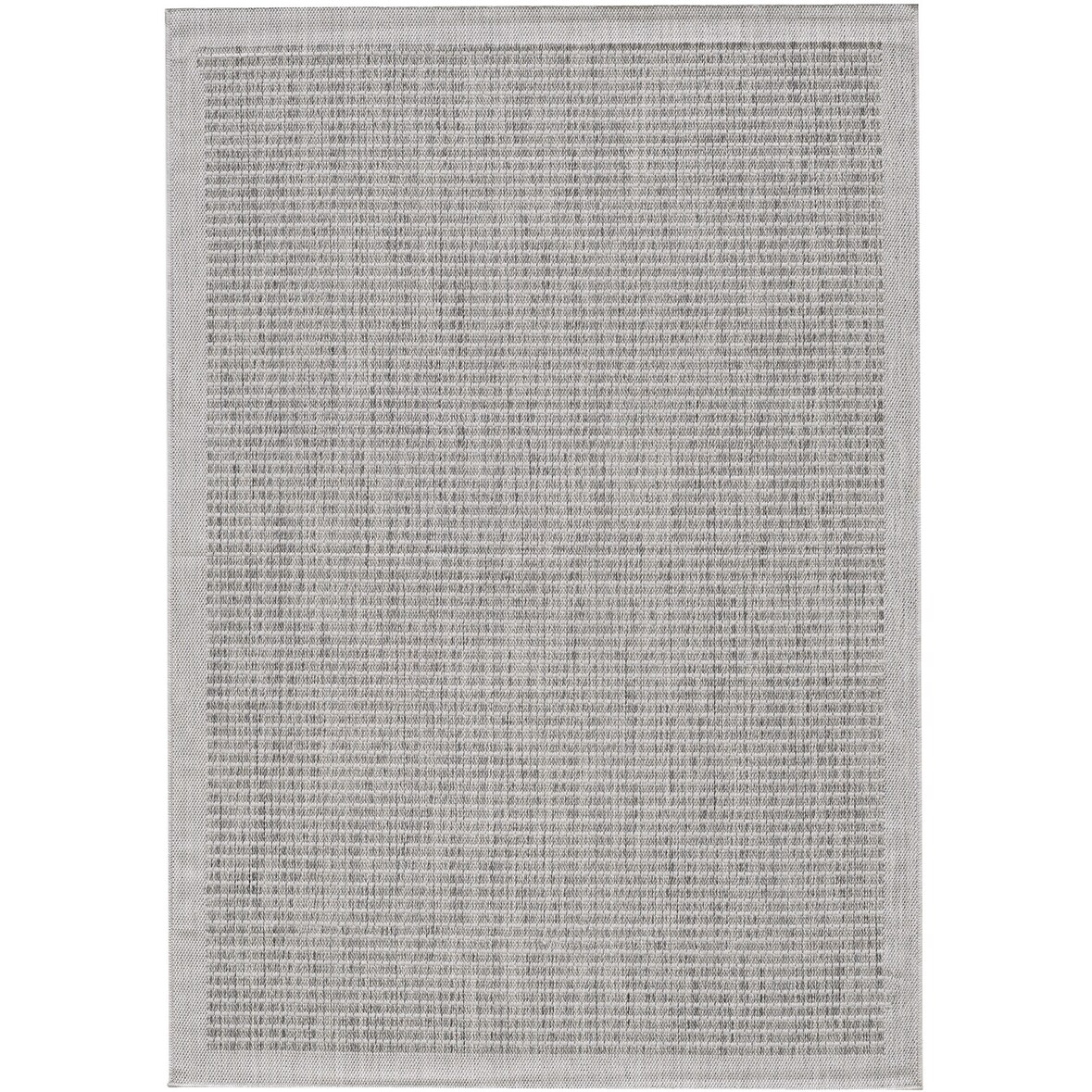 Küchenteppich Uni Robust Waschbar Strapazierfähig Terrasse Garten Grau 80x150 cm OEKO-TEX Schadstoffgeprüft – ORIANA von Kadima Design