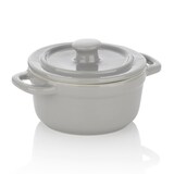 thumbnail of Mini cocotte Malin gris 10 cm -  Rond Céramique Kela 10.00x10.00 cm