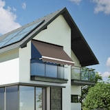 thumbnail of Wasabi - Toldo Exterior Balcón Enrollable 300x250cm Topo – Lona Poliéster - Soporte Pared – Anclaje Barandilla