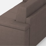 thumbnail of Marrak 2-Sitzer-Sofa (zwei 60-cm-Sitze), Außenmaße L. 148 cm, Farbe Taupe