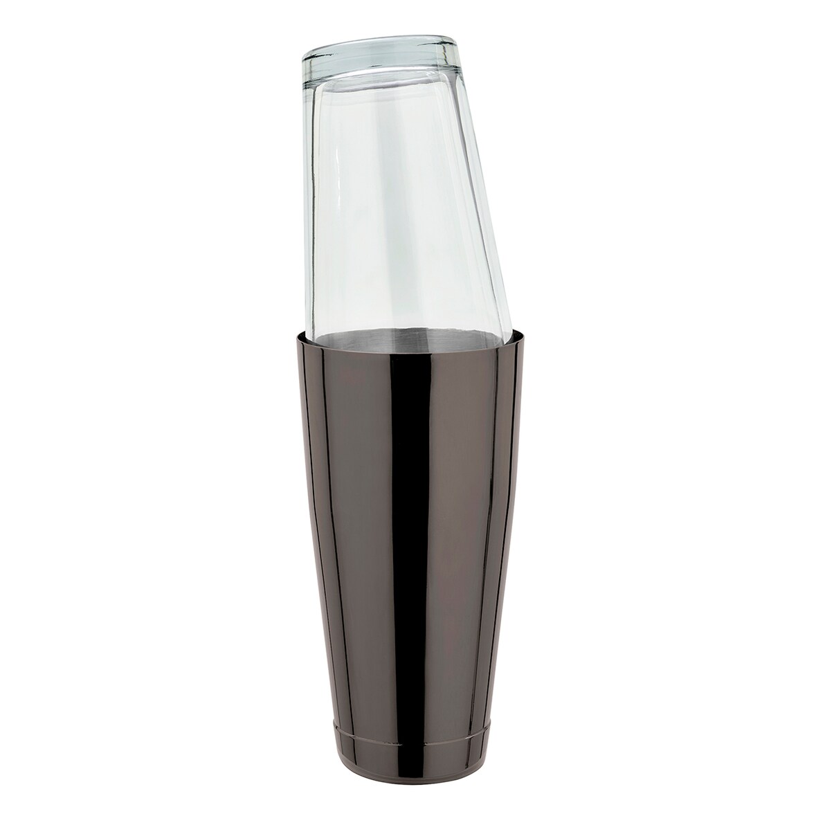 Boston Shaker 28oz. - Edelstahl 304 - GMB - Gunmetal black mit original amerikanischen Mixing Glas 