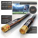 thumbnail of Primewire SAT-Kabel, Koax, F-Stecker, Premium HDTV SAT Koaxialkabel, 4fach Schirmung, 135dB, 75 Ohm - 15m