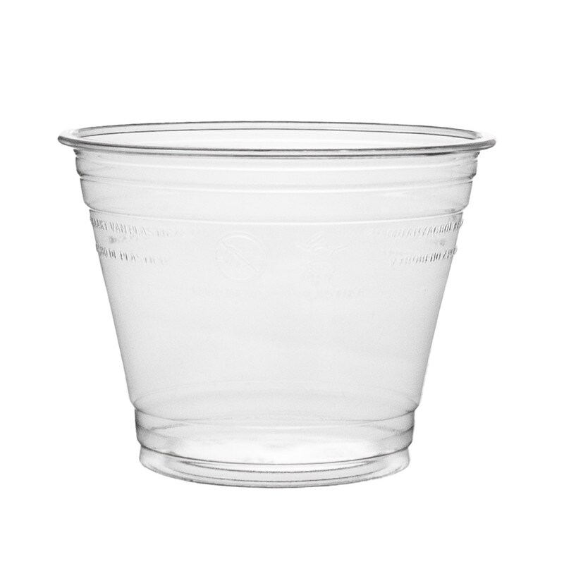 DayBays 800 Stk. Smoothie Becher 200ml Ø95mm Shakebecher 0,2L transparent RPET