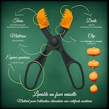 thumbnail of La Croquetera - Set mit multifunktionalem Utensil mit 4 austauschbaren Formen und 20 Aufbewahrungstabletts für Kroketten in Orange