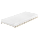 thumbnail of Niederflurbett metallfrei 100x200 Futon metallfreier Lattenrost, Fichte unbehandelt V-60.97-10 mit Matratze
